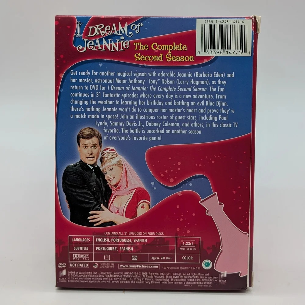 I Dream of Jeannie complete Second Season DVD set- four disc